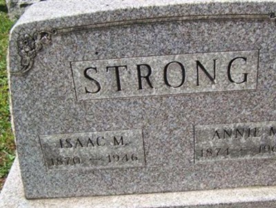 Isaac M. Strong on Sysoon