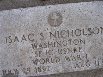 Isaac Sanford Nicholson on Sysoon