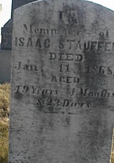 Isaac Stauffer on Sysoon