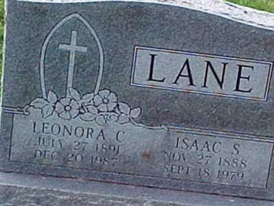 Isaac S. "Uncle Sapp" Lane on Sysoon