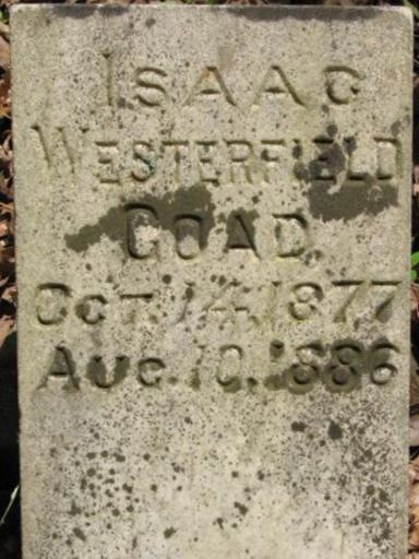 Isaac Westerfield Goad on Sysoon