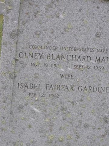 Isabel Fairfax Gardiner Mairs on Sysoon