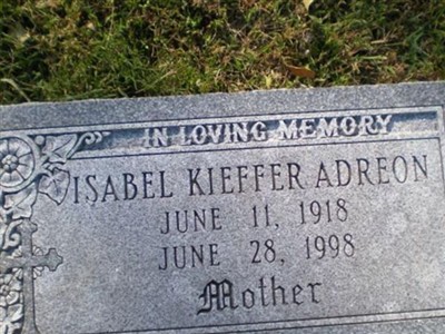 Isabel Kieffer Adreon on Sysoon