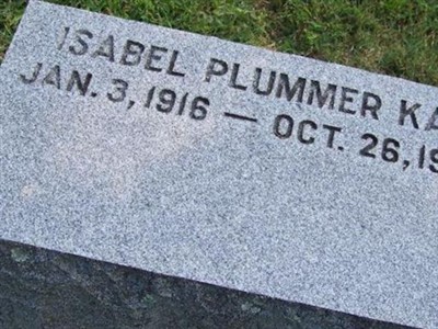 Isabel Plummer Kay on Sysoon