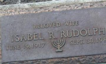 Isabel R. Rudolph on Sysoon