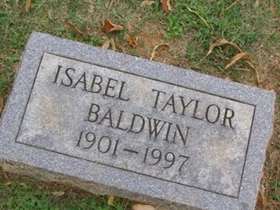 Isabel Taylor Baldwin on Sysoon