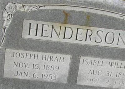 Isabel Williams Henderson on Sysoon