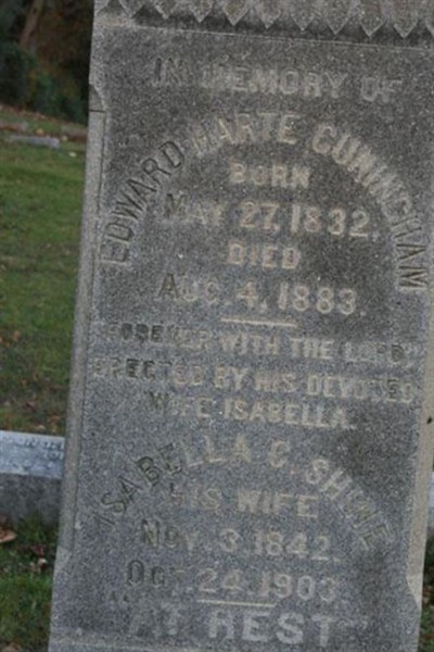 Isabella C. Shine Cunningham on Sysoon