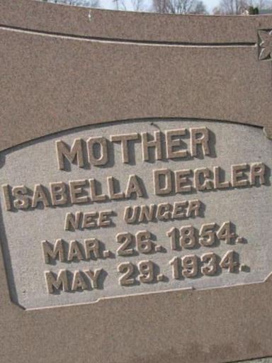 Isabella Unger Degler on Sysoon