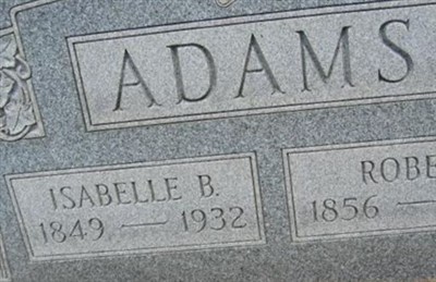 Isabelle B Adams on Sysoon