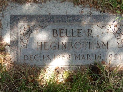 Isabelle "Belle" Robson Heginbotham on Sysoon