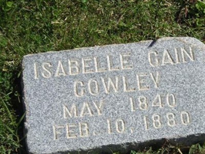 Isabelle Cain Cowley on Sysoon