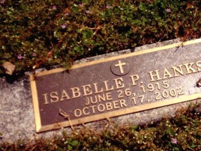 Isabelle F Peters Hanks on Sysoon