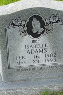 Isabelle Rose Adams on Sysoon