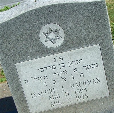 Isadore E. Nachman on Sysoon