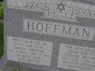 Isadore Hoffman on Sysoon