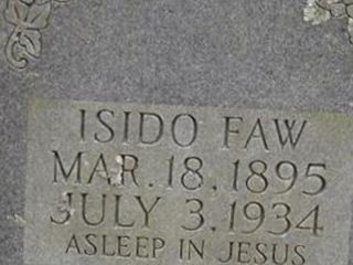 Isadore "Isido" Brown Faw on Sysoon