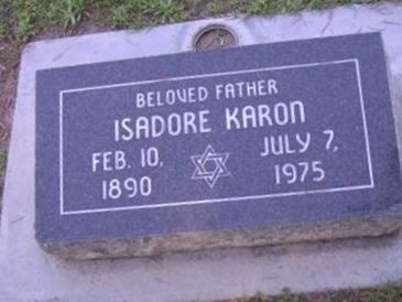 Isadore Karon on Sysoon