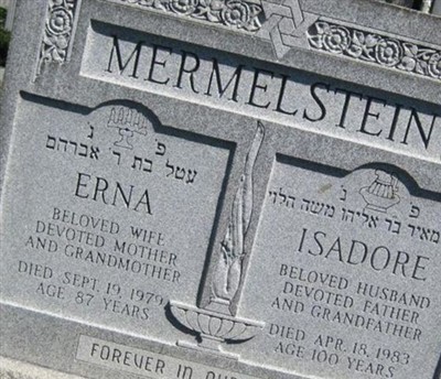 Isadore Mermelstein on Sysoon