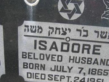 Isadore Perlman on Sysoon
