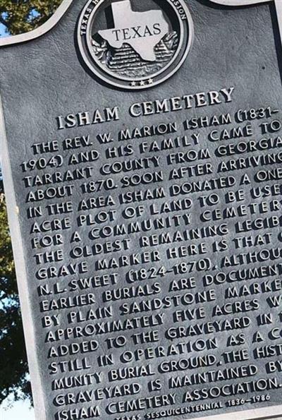 Isham Cemetery on Sysoon