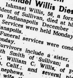 Ishmael "Ish" Willis on Sysoon