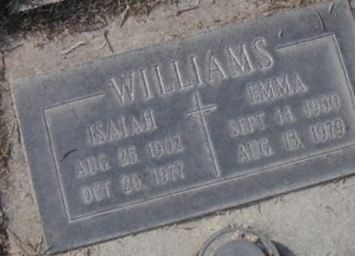 Isiah Williams on Sysoon