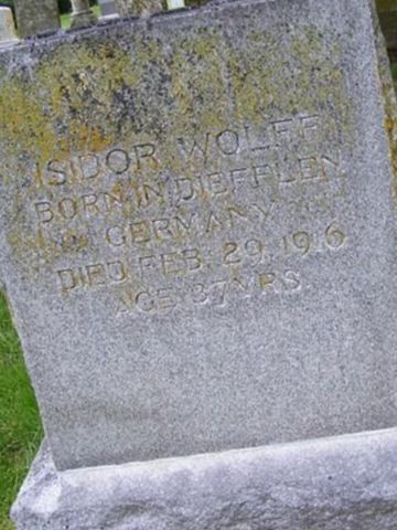 Isidor Wolff on Sysoon