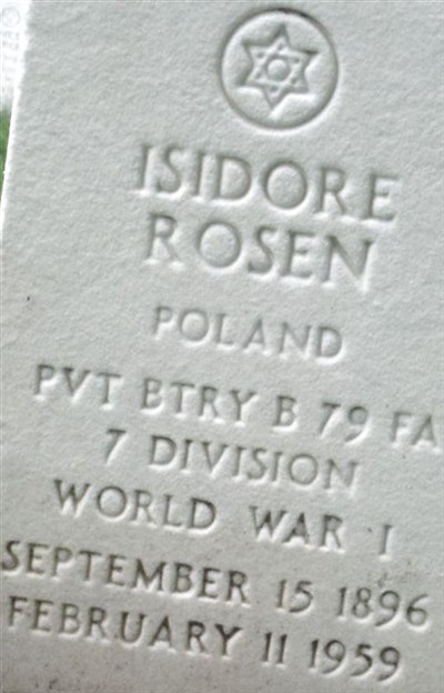 Isidore Rosen on Sysoon