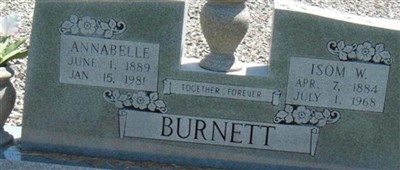 Isom W. Burnett on Sysoon