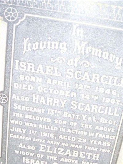 Isreal Scargill on Sysoon