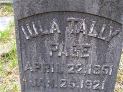 Iula Tally Page on Sysoon