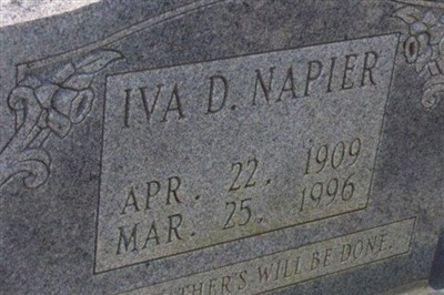 Iva D. Napier on Sysoon