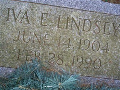 Iva E Lindsey on Sysoon