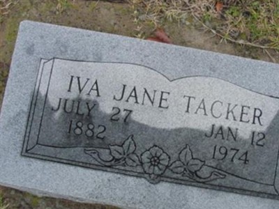 Iva Jane Tacker on Sysoon
