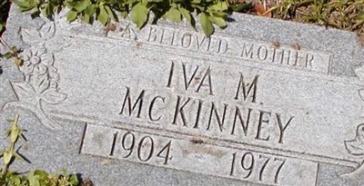 Iva M McKinney on Sysoon