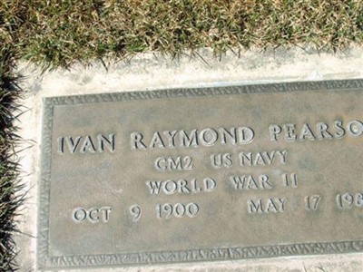 Ivan Raymond Pearson on Sysoon