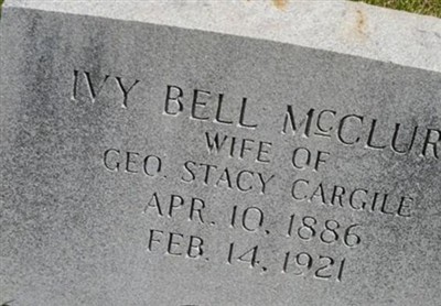 Ivy Bell McClure Cargile on Sysoon