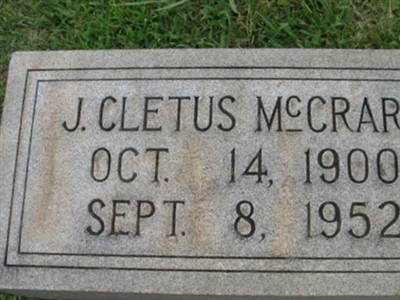 J. Cletus McCrary on Sysoon