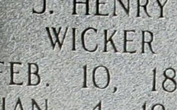 J. Henry Wicker on Sysoon