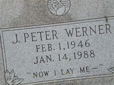 J. Peter Werner on Sysoon