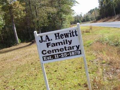 JA Hewitt Family Cemetery on Sysoon