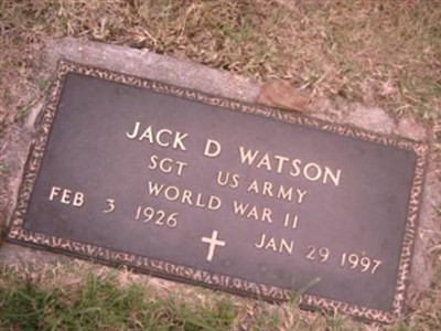 Jack David Watson on Sysoon