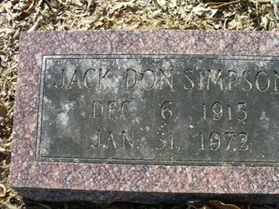 Jack Don Simpson on Sysoon