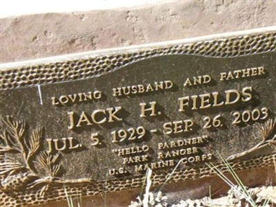 Jack H Fields on Sysoon