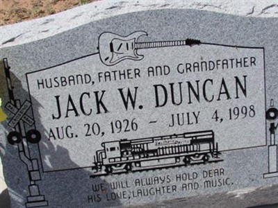 Jack Walter Duncan on Sysoon