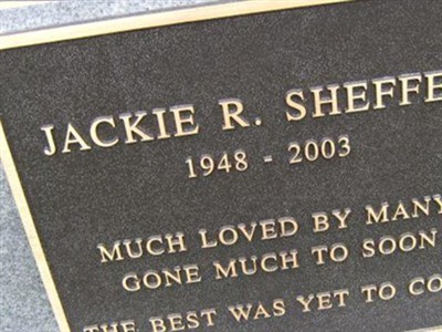 Jackie R. Sheffer on Sysoon