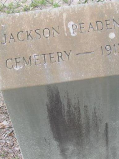 Jackson Peaden Cemetery on Sysoon