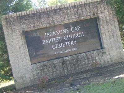 Jacksons Gap Baptist Church Cemetery on Sysoon