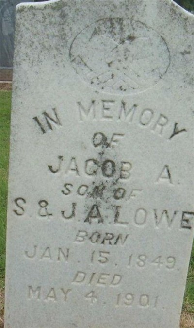 Jacob A. Lowe, Find a grave on Sysoon Jacob A. Lowe on Sysoon